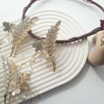 کلیپس مدل خوشه گندمی دو پروانه برند زایا - تصویر 4