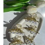 کلیپس مدل فلزی عقیق پاپیونی - تصویر 2